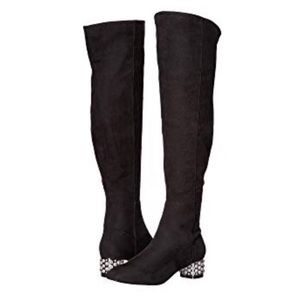 Over the Knee Black Betsy Johnson Boots